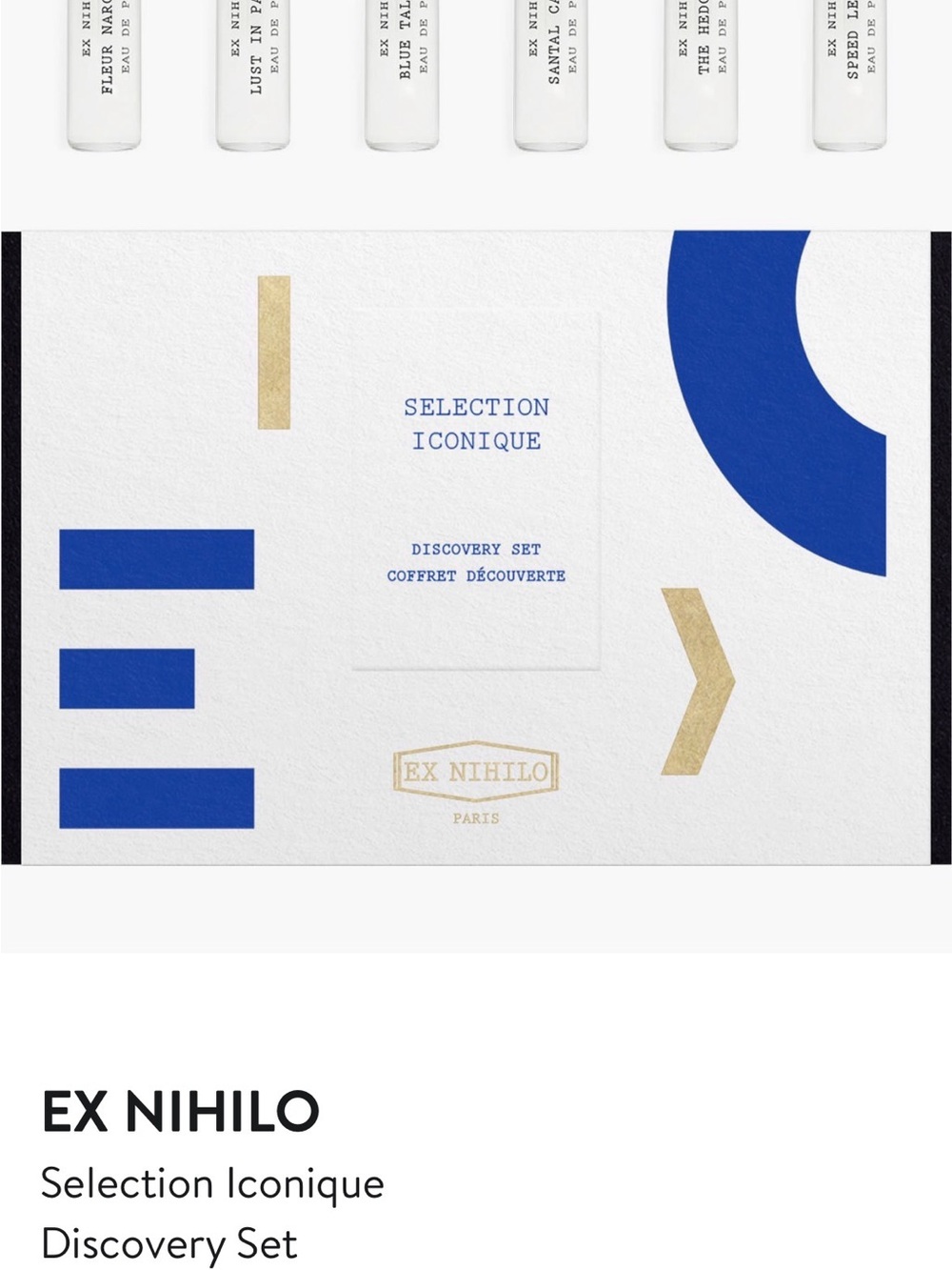 Fine fragrance sampler set